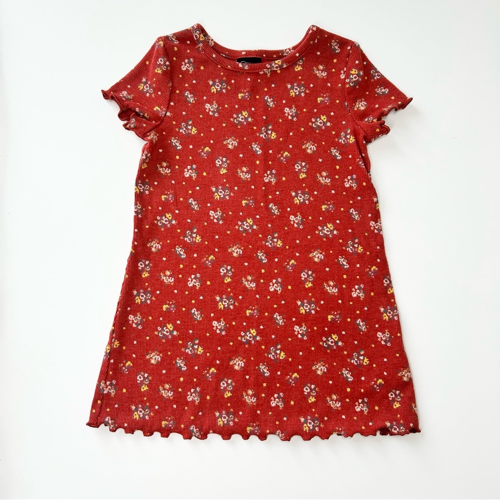 Art Class Floral Print Mini Dress